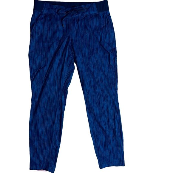 Athleta Midtown Stride Blue Ankle Pants - Picture 3 of 5